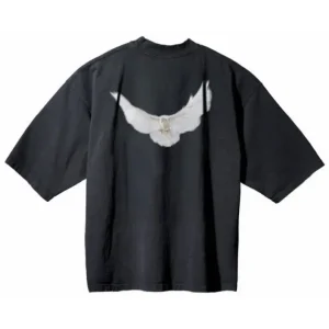 Yeezy Gap Engineered By Balenciaga Dove Black T-Shirt